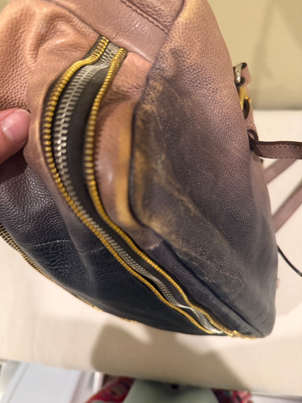 Prada Glace Calf Ombré Bauletto Bag - Picture 10 of 12